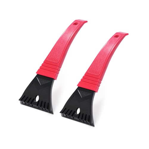 Powerjet HOME PRODUCTS 10' Refrigerator Ice Shovel Windshield Ice Scraper (458301) – 2-Pack Durable Ice Snow Frost Remover with Ergonomic Grip for Cars and Trucks