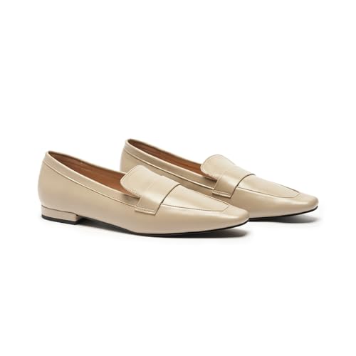 Image of C.Paravano Women's Loafer Flat | Loafers for Women | Slip-on Flats Shoes | Business Casual Shoe | Slip-on Penny Loafers for Women