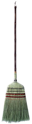 アズマ 手編み室内用ほうき 吾妻箒 長柄 穂幅33cm 全長139cm しっかり掃けるのに軽い上級手編み箒 匠106