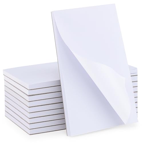 Thboxes 10 Pack Note Pads 3x 5 Writing Pads Scratch Pad 50 Sheets per Pad Small Memo Pad Server Notepad Blank Notepads for Nurse Gifts Office School Home To Do Lists Grocery List