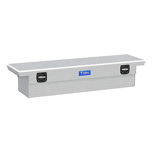 UWS EC10021 Secure Lock 72-Inch Heavy-Wall Aluminum Truck Tool Box with Low Profile, RigidCore Lid
