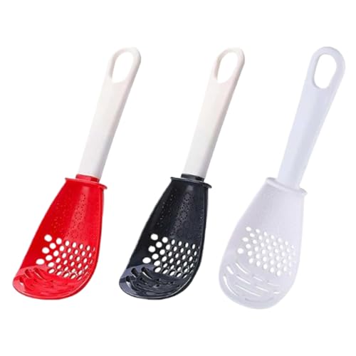 Cucharas de cocina - 3x cuchara de cocina mezclando, utensilios de cocina | Herramienta de mano skimmer para apartamento, cantina, hogar, pastelería, restaurante Eficiente cocina lista