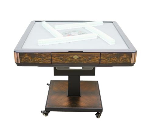 Mesa automática ultrafina para Mahjong con cubiertas reversibles