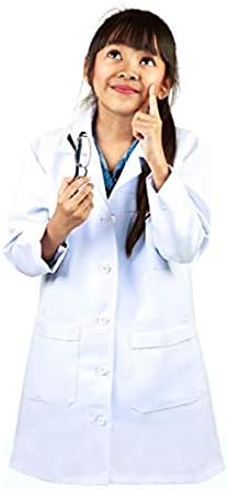 Natural Uniforms M&M Scrubs Childrens Lab Coat-Soft Fabric (12/14)