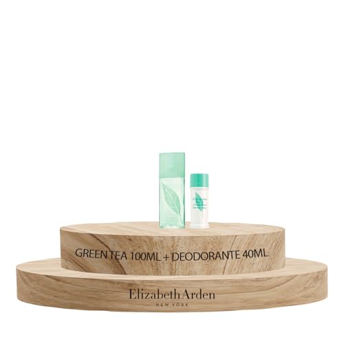Elizabeth Arden Green Tea – Eau de Parfum Spray femme/women, erfrischender Damenduft mit floraler Zitrusnote, 100 ml & Green Tea Deodorant Creme, Deo Stick mit Tee-Extrakt & leichtem Zitrusduft, 40 ml