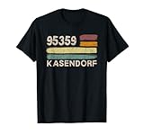 Du wohnst in Kasendorf oder bist dort geboren? Dann ist dieses vintage Gemeinde Design perfekt für dich. Es ist die Postleitzahl 95359 und der Name Kasendorf zu sehen.