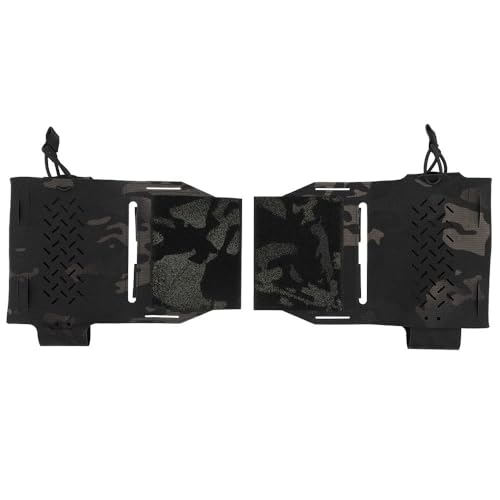 ZENVIO Tactical Expander Wing Pouch Set,Military Radio Holder 5.56 Mag Pouch Hunting Vest Accessories Chest Rig Side Bag