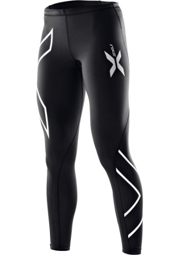 2XU PWX enganliegende Kompressions-Baselayer für Damen XX-Small schwarz 2XU PWX enganliegende Kompressions-Baselayer für Damen XX-Small schwarz