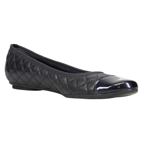 Image of VANELi Womens Serene Quilted Slip On Ballet Flats Casual