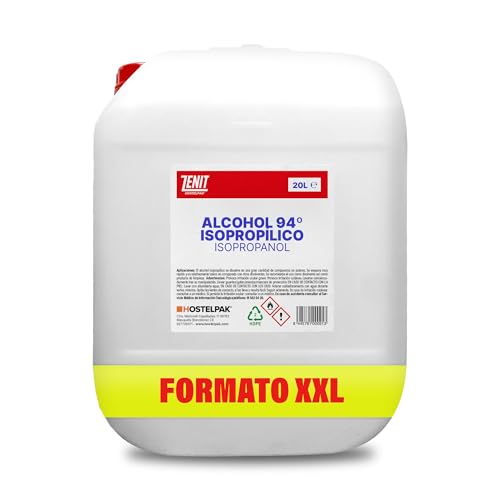 Hostelpak | 20 l – Alcool isopropylique pureté 94 °C, nettoyage de surfaces et composants électroniques