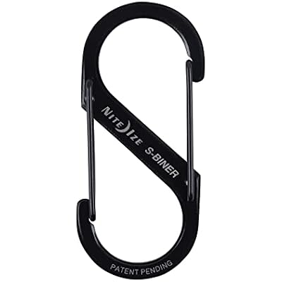 S-Biner, Size 3, Black ( 6 pack )