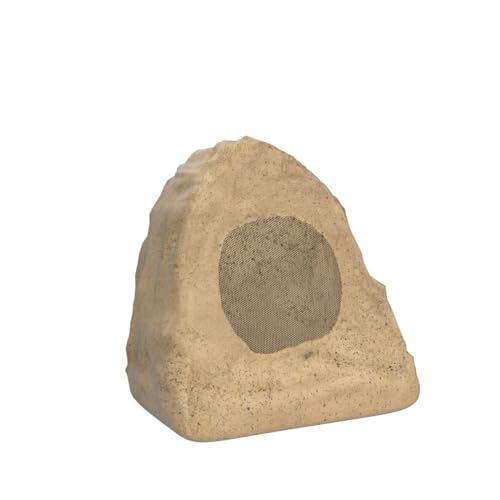 Theater Solutions 4R4S Outdoor Weatherproof Sandstone Rock Speakers 4 Piece Set 1000 Watts