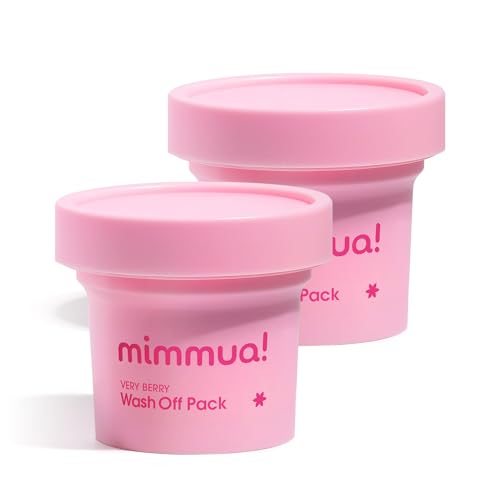 Image of Very Berry Wash Off Pack | Korean Sauna Face Mask | Berry Complex + Fermented Ingredients for Skin Barrier | Instant Glow Up Effect | Whipped Cream Pack for Textured, Dry Skin 3.38 FL OZ