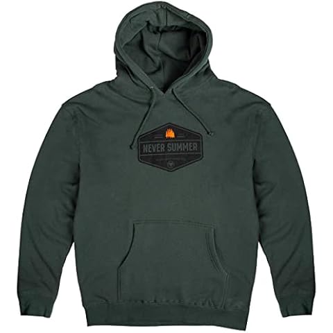 Never Summer Men's Workwear Pullover Hoodie (Alpine Green, X-Large) Cover