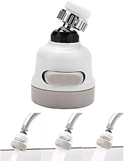 Movable Kitchen Tap Head, 360° Rotatable ABS Faucet Spray Head Tap, Splash Filter