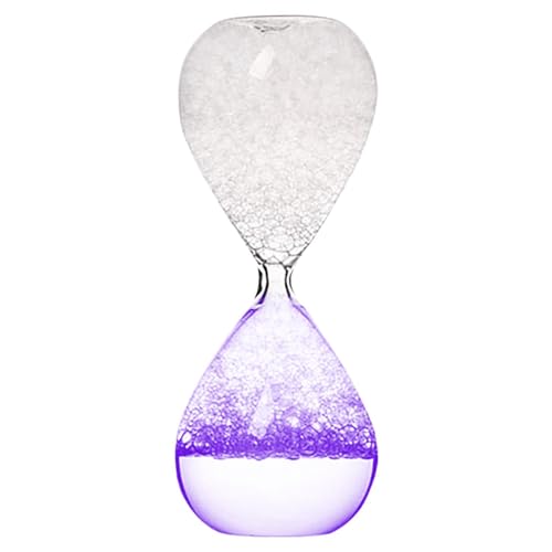 Horloge De Sable d'eau Liquide - Timer en Mousse De Rêve Décoratif | Montre en Verre avec Mouvement Fluide, Horloge en Cascade avec Minuterie Dynamique pour Décoration Mois