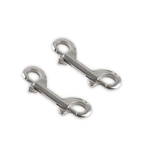 Aiskay 2 Pack Marine Grade Double Ended Bolt Snap Diving