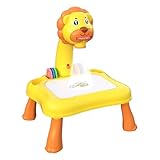 Generisch Proyector de dibujo infantil con pizarra borrable, 21 x 9 x 19 cm)