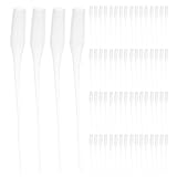 Kisangel 200 Stück Präzisions Klebstoffverlängerung Kunststoffdüsen 70mm Mikro Applikatorspitzen für Bastelarbeiten und Labor