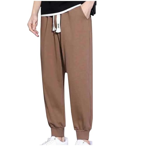 Jogger Pants for Men Sweatpants Fashion Drawstring Relaxed Fit Athletic Pants Plus Size Mens Running Workout Clothes