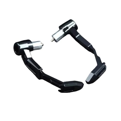 Protège-mains de moto universelle avec protections d'angle arquées
