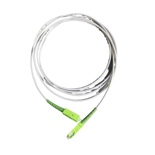 Câble d'extension FTTH SC/APC G657A2 de 2m pour réseau fibre optique intérieur en lot de 10 pièces