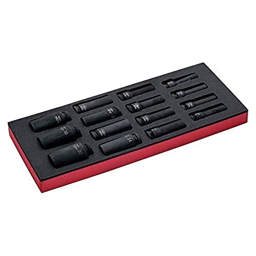 Douille longue POW.DEEP SOCK. 1/2 pouce en lot de 15 pieces pour serrage mecanique - 2