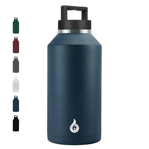 Image of BJPKPK 64oz Insulated Water Bottle, Stainless Steel Vacuum Jug with Handle