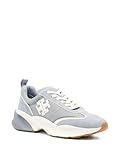 Tory Burch Women's Good Luck Nylon Trainers (Grey/Bianco/Aria Blue, US Footwear Size System, Adult, Women, Numeric, Medium, 6.5)