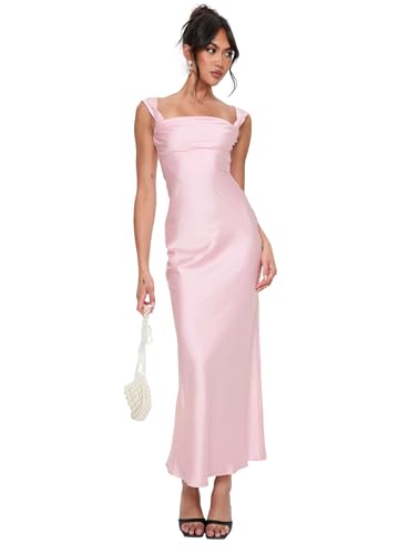 princess polly pink silk dress NWT Princess Polly Satin Crystal Mini Dress in Pink 6