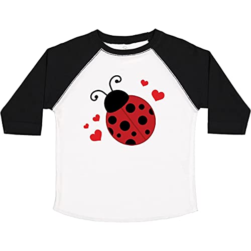inktastic Lady Bug and Hearts Toddler T-Shirt