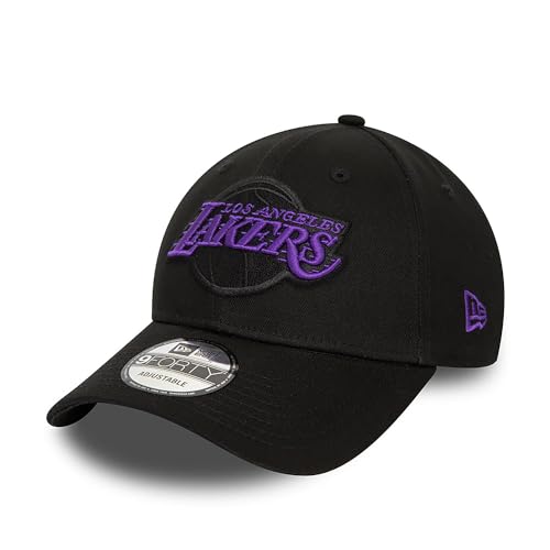 New Era 9Forty Side Patch Lakers CapEra Baseball Cap NBA (One Size - Black) New Era 9Forty Side Patch Lakers CapEra Baseball Cap NBA (One Size - Black)