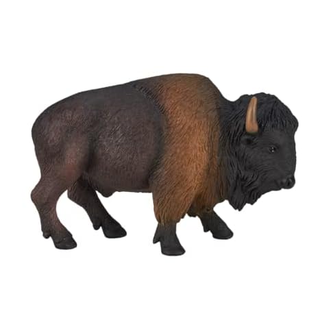 MOJO Premium Hand Painted Wildlife Animal Toy Figures (American Bison / Buffalo) Cover