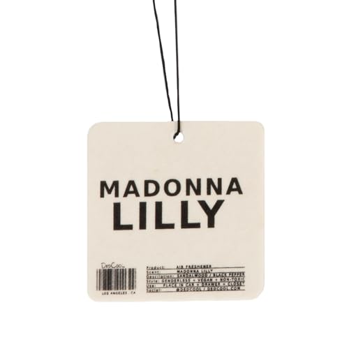 DedCool Air Freshener | Madonna Lilly | For Cars, Closets & Drawers | Hanging Odor Eliminator | Long-Lasting Scent Infused with Essential Oils | Vegan, Non-Toxic, Cruelty-Free Fragrance For All