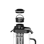 Maestri House 41oz Cold Brew Coffee Maker Filter, 350 Mesh Filter(Black) - Image 3