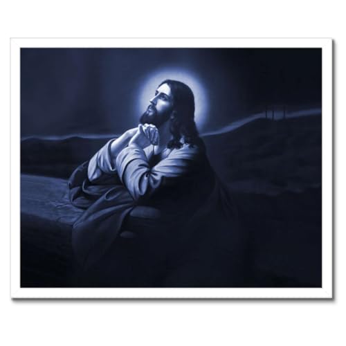 Décoration murale Jésus à Gethsémani poster 50x40 cm