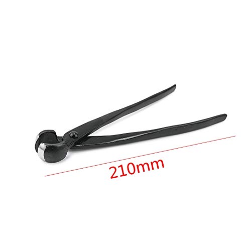 Cortador de rama de perilla cóncava de borde redondo de 210 mm, herramientas para bonsái de jardín, tijeras