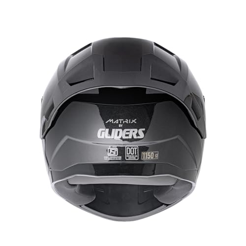 Image of Gliders Vortex DX Flip-Up Full Face Helmet with Spoiler with Clear Visor