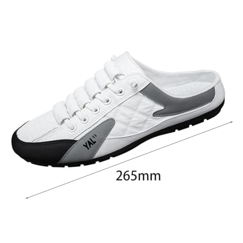 Men Slip on Mule Sneakers Casual Sports Shoes Loafers, Walking Shoes Backless Sneakers Men Clipper for Pants, Spring Summer, Trip,Hiker, Outdoor4