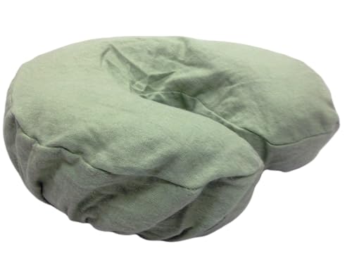 Deluxe Flannel Massage Face Rest Cover Cozies, Includes 4pcs (Sage Green)