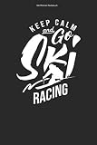 Ski Rennen Notizbuch: 100 Seiten | Punkteraster | Wettkampf Erster Platz Hobby Geschenk Wintersport Skifahren Team Champion Rennfahrer Skifahrer Slalom Ski Rennfahrer Skier Alpin