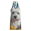 West Highland Terrier in Flowers Stylish Women's Swimsuit Coverup Shirt Dress Beach Vacation Cover Up Swimwear #4