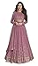 RUDRAPRAYAG Georgette Embroidered Semi-Stitched Gown For Women