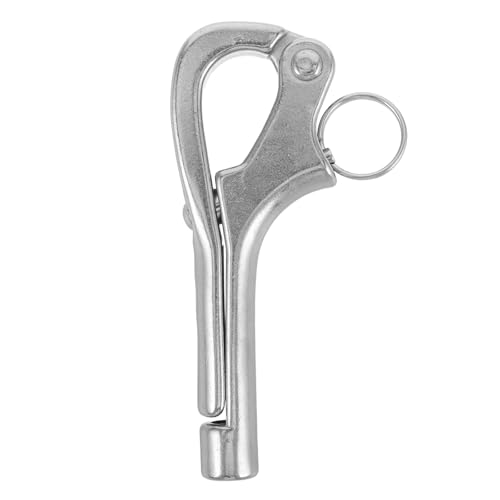 Mousqueton robuste pour voiliers UPKOCH à ressort autobloquant et clip d'ancre