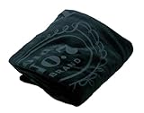 Jack Daniel's Label Plush Blanket with Vinyl Carrying Case – Official Product – 50 x 60 inches…