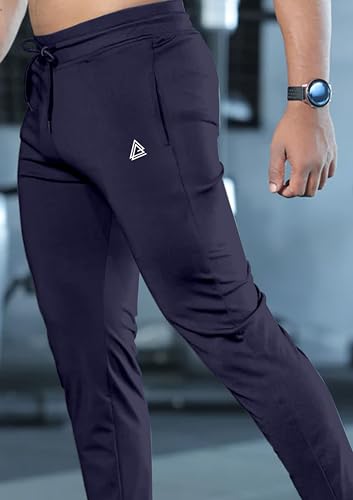 Image of FTX Men Solid Regular Fit Polyester Track Pant (Pack of 3)