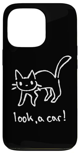 �L �q�L Tomcat Meme Look a Car �X�}�z�P�[�X iPhone 13 Pro �p