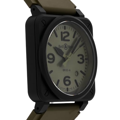 Bell & Ross BR-03 Automatic Green Dial Watch BR03A-MIL-CE/SRB (Pre-Owned)3