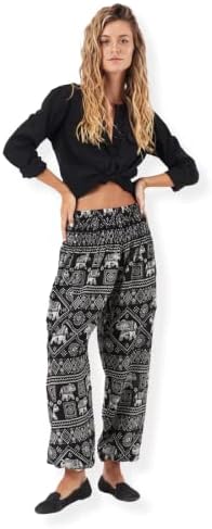Happy Trunks Harem Pants - Flowy, Baggy Sweatpants for Women - Hippie Clothing