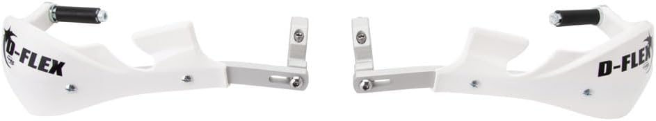 Tusk D-Flex Handguards White 7/8 inch Bar Mounts